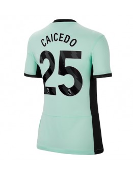 Ženski Nogometna dresi replika Chelsea Moises Caicedo #25 Tretji 2023-24 Kratek rokav
